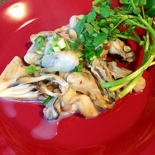 牡蠣と舞茸のソテー